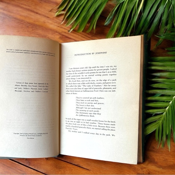 Vintage Poems for Josephine by Kathryn Worth - Signed First Edition - Picture 5 of 11